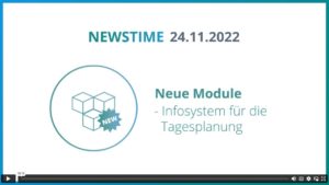 NEWS 24.11.2022 Infosystem für die Tagesplanung